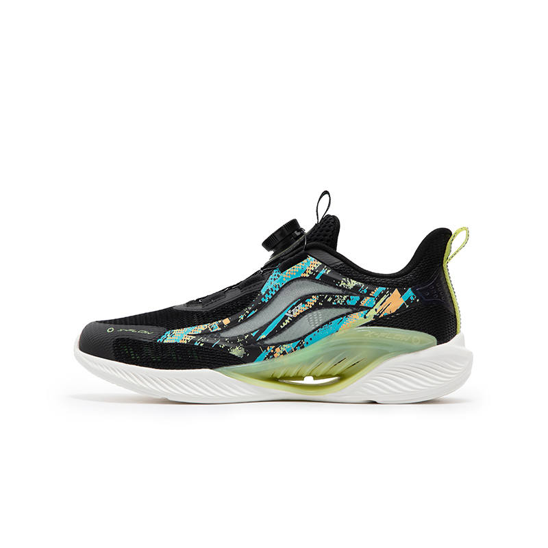 XTEP Qing Feng 5.0 Low top Running Shoes Black Green Unisex