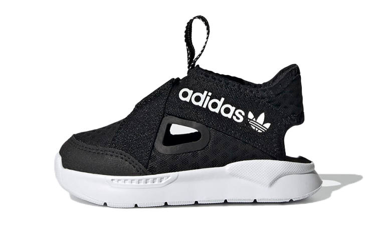 Adidas Originals 360 Sandals Slip Resistant Abrasion Resistant Low top Toddler Shoes Black Infant And Toddler