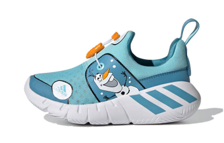 Adidas Disney x Adidas Rapidazen Frozen Breathable Low top Kids' Running Shoes Blue Children Aged 3 7 Years Old