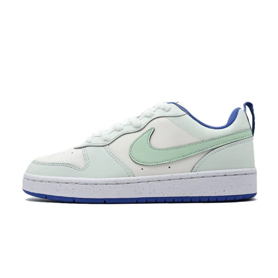 Nike Nike Court Borough Slip Resistant Abrasion Resistant Low top Kids' Skateboarding Shoes Light Green Teenagers