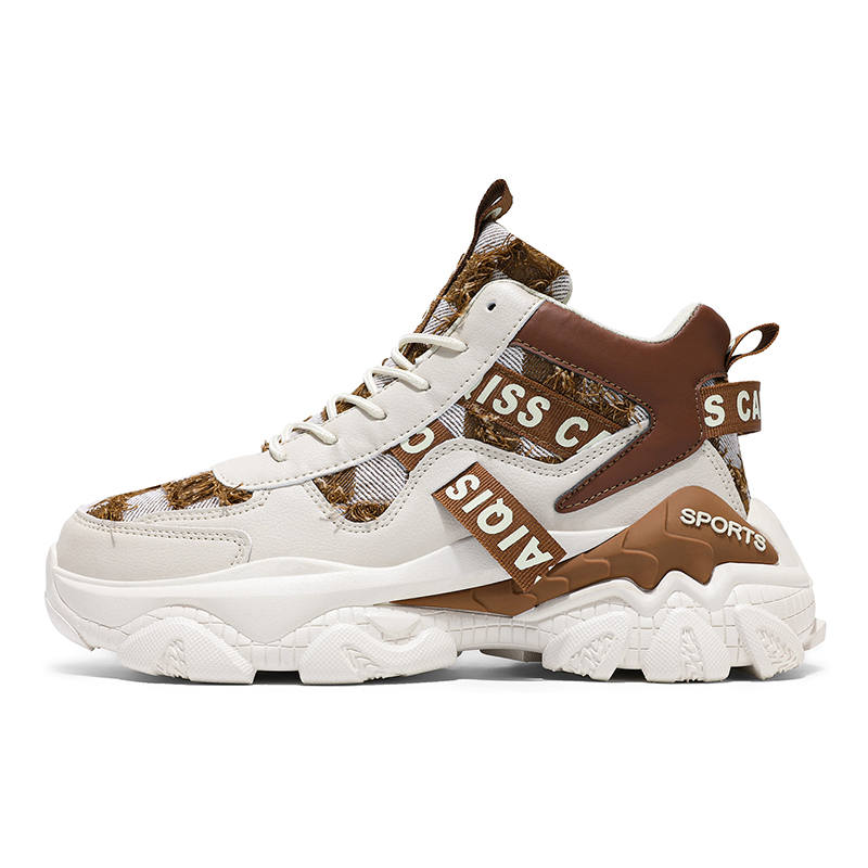 GONGFUHUOBAN Cushioning Breathable Cushioning Breathable High top Kids' Skateboarding Shoes Teenagers