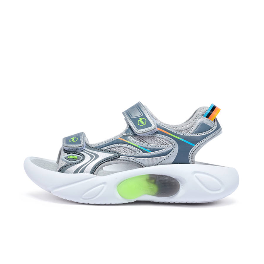 BIG WASP Textile, Synthetic Leather Slip Resistant Breathable Lightweight Cushioning Quick Dry Children's Sandals Kids'
