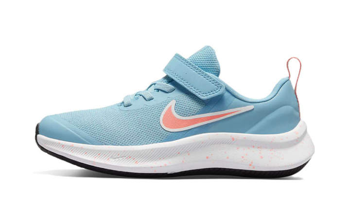 Nike Nike Star Runner 3 Slip Resistant Cushioning Abrasion Resistant Low top Running Shoes Children Aged 3 7 Years Old