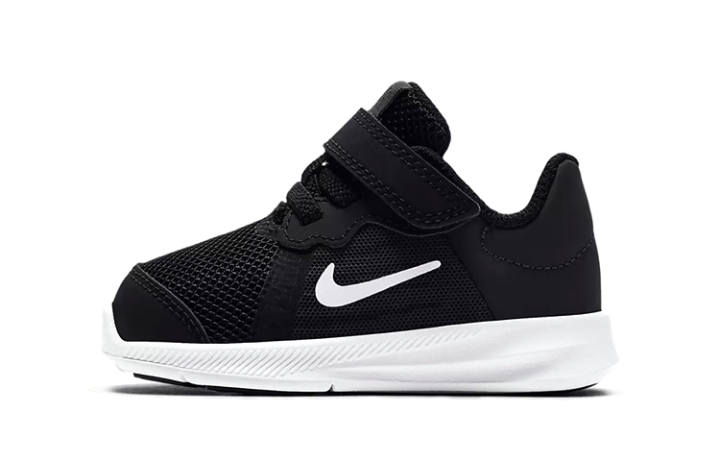 Nike Nike Downshifter 8 Slip Resistant And Breathable Slip Resistant And Breathable Low top Toddler Shoes Black White