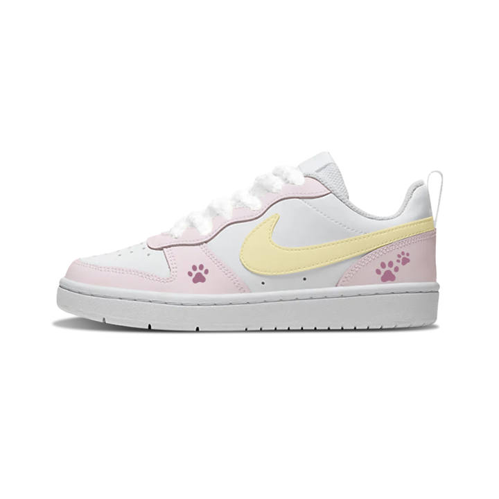 Nike Nike Court Borough Low 2 Leather Slip Resistant Cushioning Abrasion Resistant
