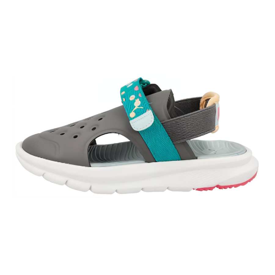 PUMA Evolve Cushioning Abrasion Resistant Cushioning, Wear Resistant Children's Sandals Gray Kids'