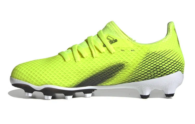 Adidas Adidas X Ghosted.3 Multi Ground Cleats Slip Resistant Low top Kids' Soccer Shoes Neon Yellow Kids'