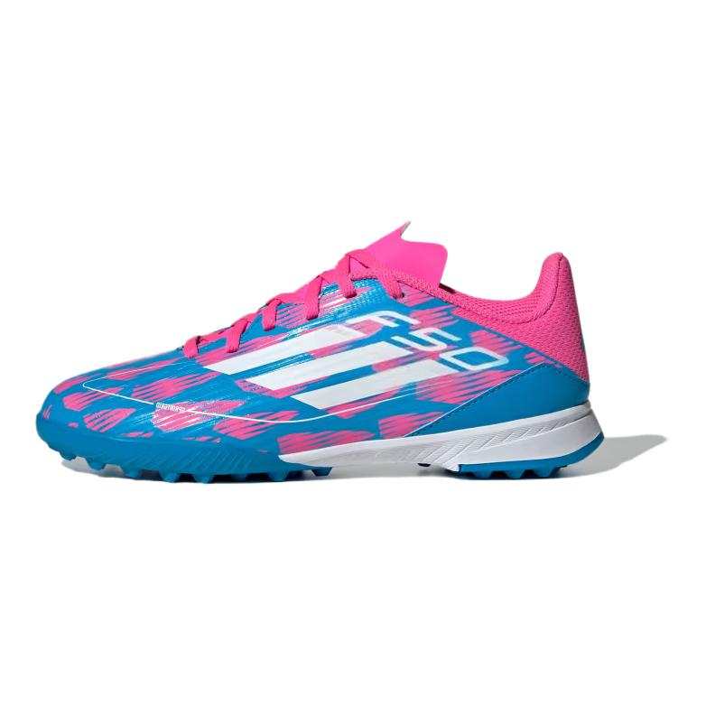 Adidas Adidas F50 Collection Slip Resistant Slip Resistant Low top Kids' Soccer Shoes White Blue Kids'