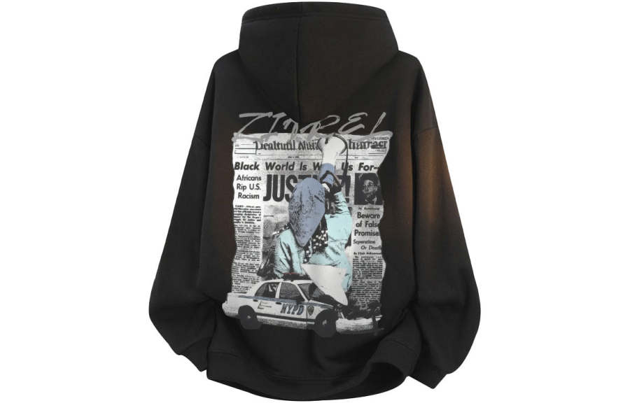 ZIAREL Sweatshirts Unisex Hooded Moderate Heavyweight