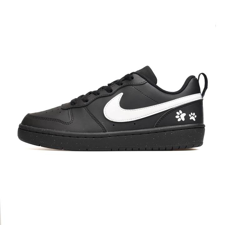 Nike Nike Court Borough White Claw Leather Slip Resistant Abrasion Resistant Slip Resistant Abrasion Resistant Low top