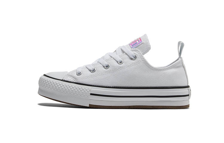 Converse Chuck Taylor All Star Eva Lift Low top Kids Canvas Shoes White