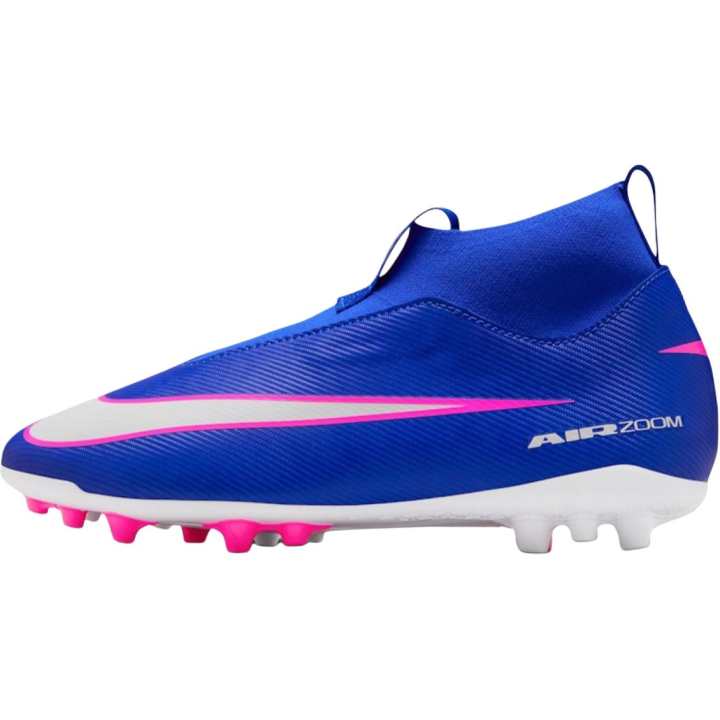 Nike Nike Mercurial Superfly 10 High top Kids' Soccer Shoes Blue White Kids'