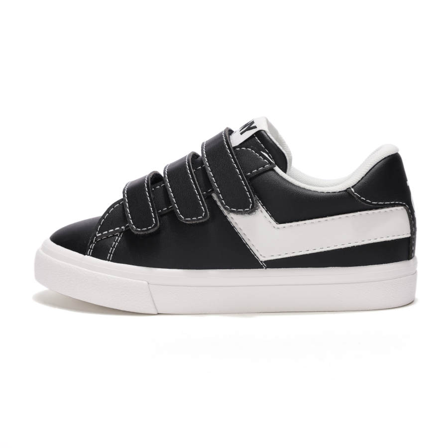 Pony TOP STAR Anti Kick Abrasion Resistant Anti Kick And Abrasion Resistant Low top Kids' Skateboarding Shoes Black