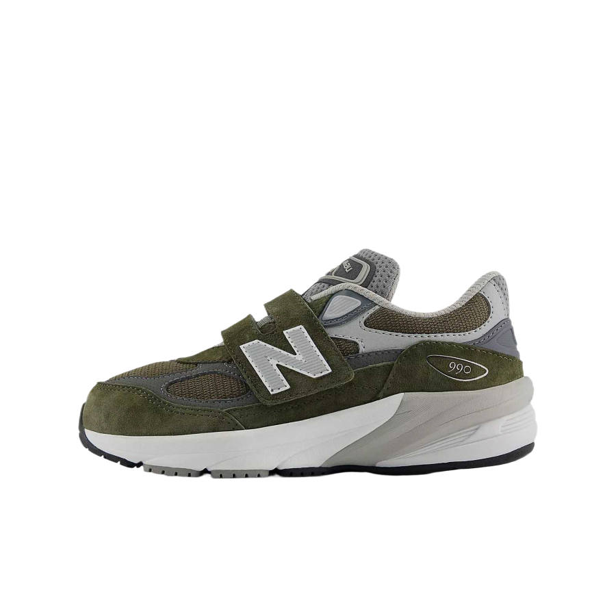 New Balance New Balance NB 990 V6 Low top Kids' Training Shoes Olive Green Gray Children Aged 3 7 Years Old