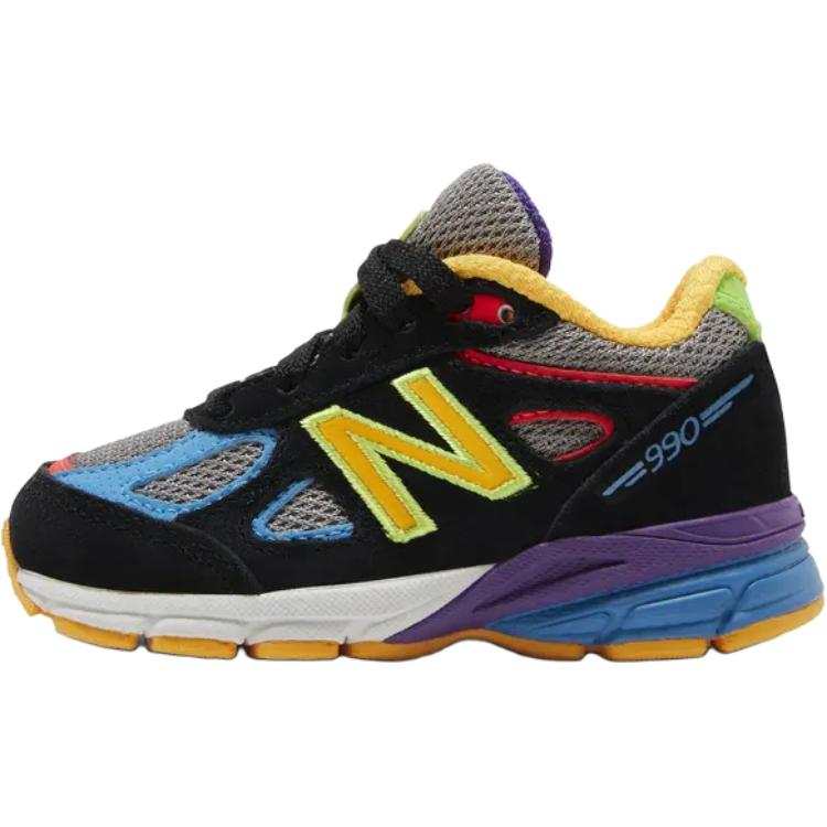 New Balance DTLR x New Balance NB 990 V4 Abrasion Resistant Low top Toddler Shoes Black Infant And Toddler