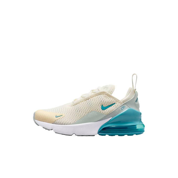 Nike Nike Air Max 270 Kids' Running Shoes White Children Aged 3 7 Years Old