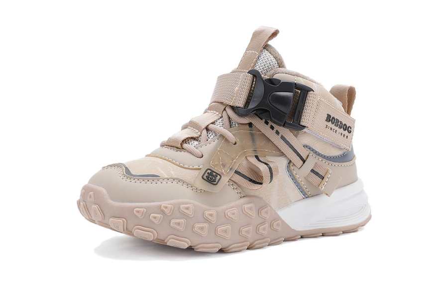 BOBDOG Fleece Lined Thermal Slip Resistant Slip Resistant Mid top Kids' Running Shoes Kids'