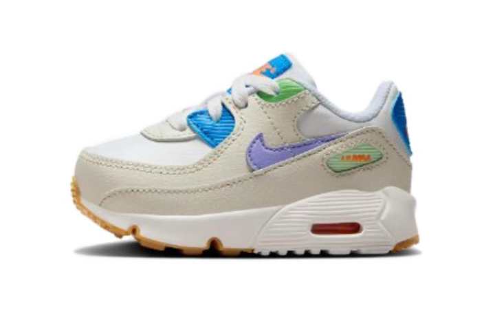 Nike Nike Air Max 90 Leather TD 'White Purple Pulse'