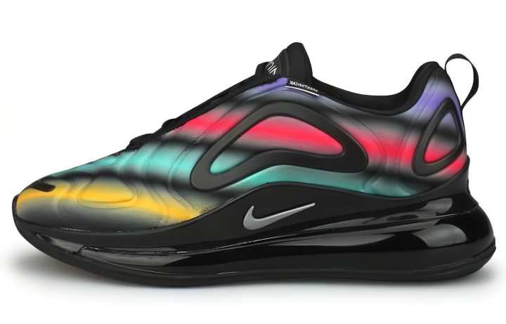 Nike Nike Air Max 720 Black Neon Streaks GS