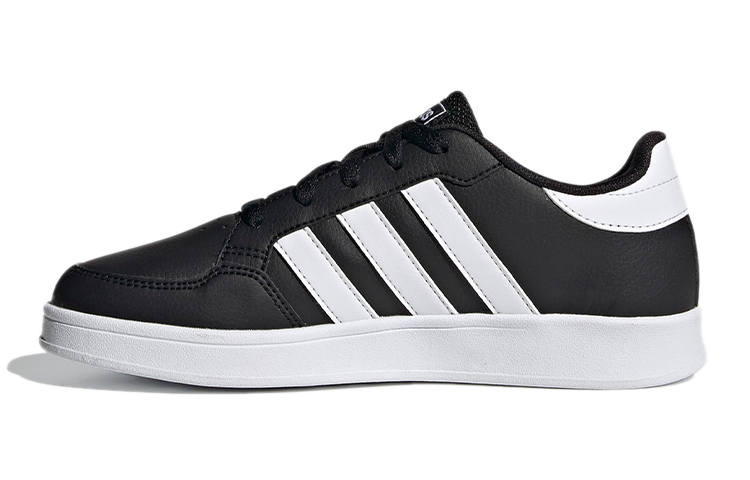 Adidas Neo Breaknet Abrasion Resistant Abrasion Resistant Low top Skateboard Shoes Black White Kids'