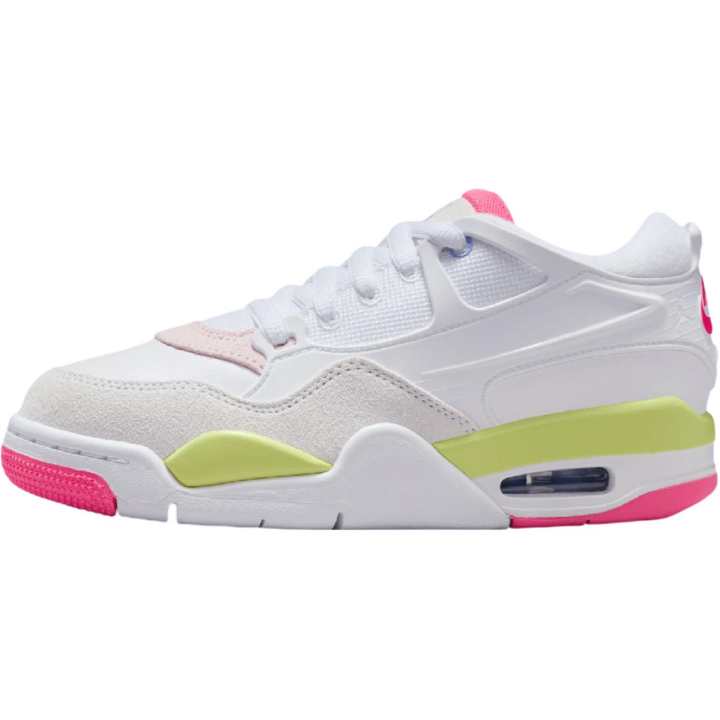 Jordan Jordan Air Jordan 4 Low top Basketball Shoes White Pink Unisex