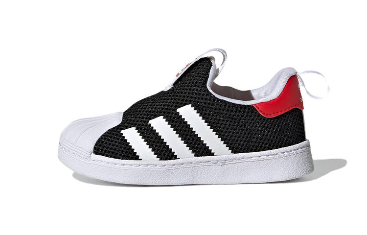 Adidas Originals Superstar 360 I Abrasion Resistant Abrasion Resistant Low top Toddler Shoes Black Infant And Toddler