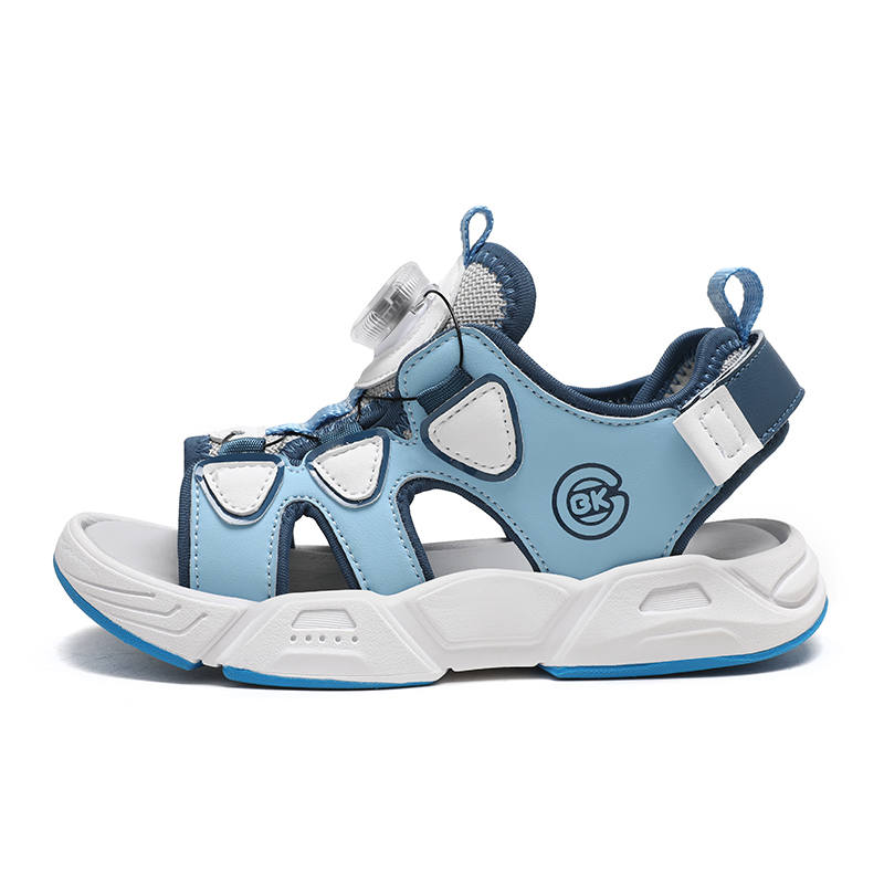 BKG Abrasion Resistant Breathable Lightweight Cushioning Support Children's Sandals Vintage Blue Kids'