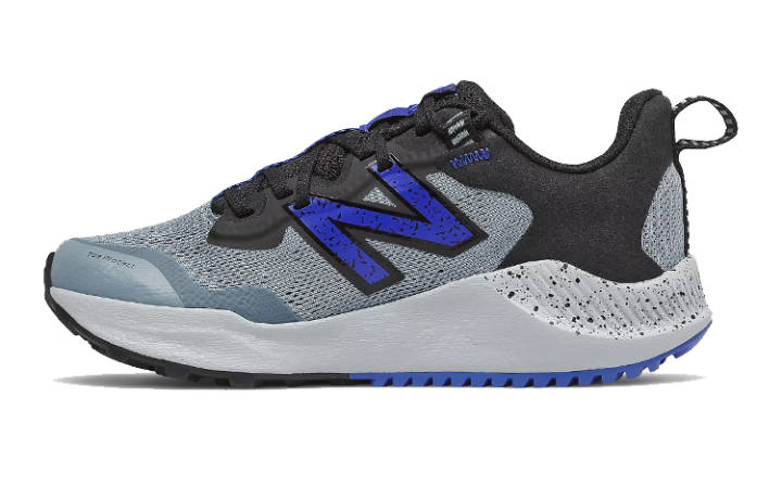 New Balance New Balance Nitrel V4 Comfortable Cushioning Abrasion Resistant Breathable Low top Kids' Running Shoes Gray Blue Kids'