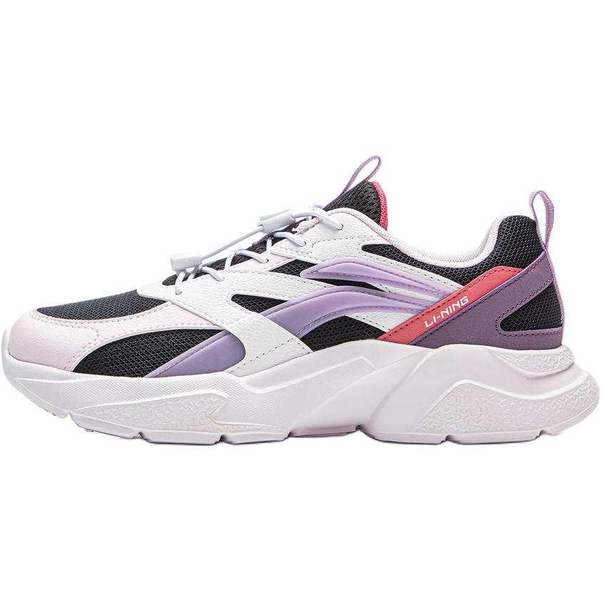 Li-Ning YOUNG Li Ning YOUNG Sportlife Low top Running Shoes Black/Standard White/Plain Purple Pink Teenagers