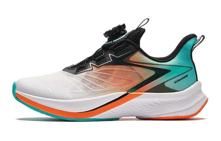 Antakids Fabric Low top Running Shoes White Orange Green Unisex