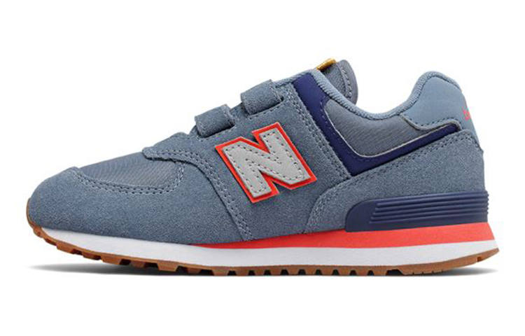 New Balance New Balance Comfortable Cushioning Abrasion Resistant Breathable Low top Kids Lifestyle Shoes Denim Blue Kids'