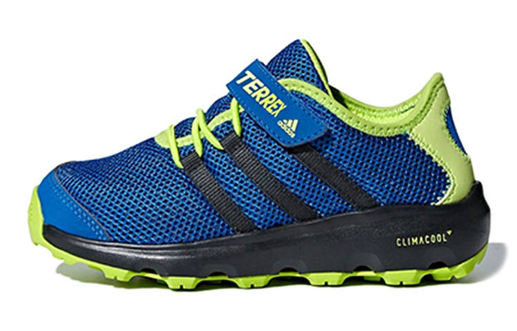 Adidas Adidas Terrex CC Voyager Cf K Mesh Slip Resistant Casual Shoes Blue Green Black Kids'