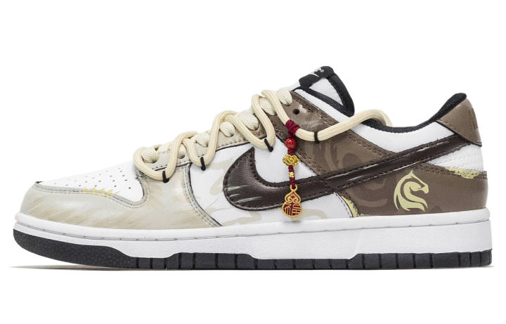 Nike Nike Dunk Fortune Galloping Horse Leather Slip Resistant Abrasion Resistant Slip Resistant Abrasion Resistant Low top