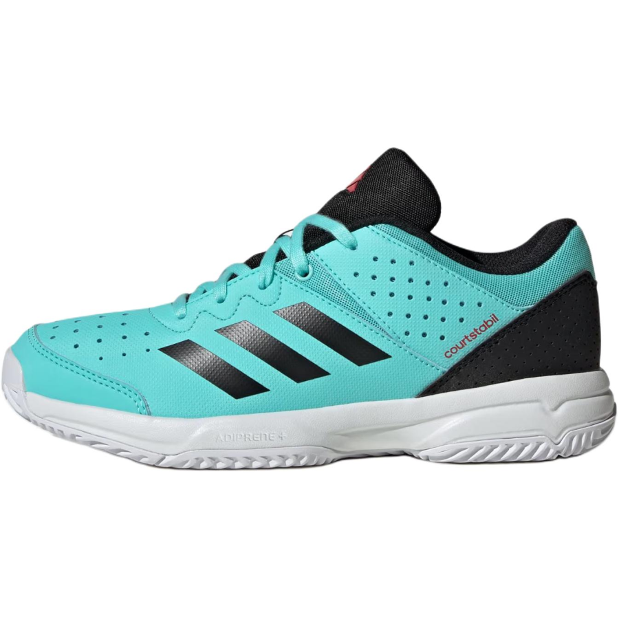 Adidas Adidas COURT STABIL Abrasion Resistant Breathable Low top Training Shoes Blue Black Kids'