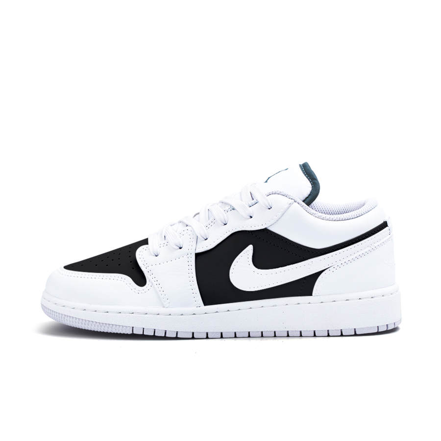 Jordan Jordan Air Jordan 1 Low SE Leather Slip Resistant Low top Children's Basketball Shoes Black Teenagers