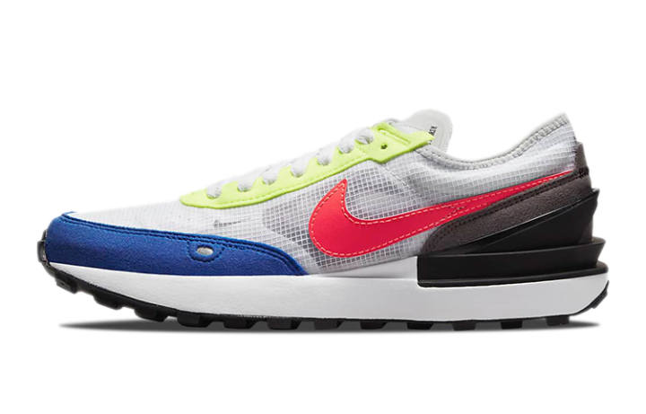 Nike Nike Kids Waffle One "White Bright Crimson" Sneakers