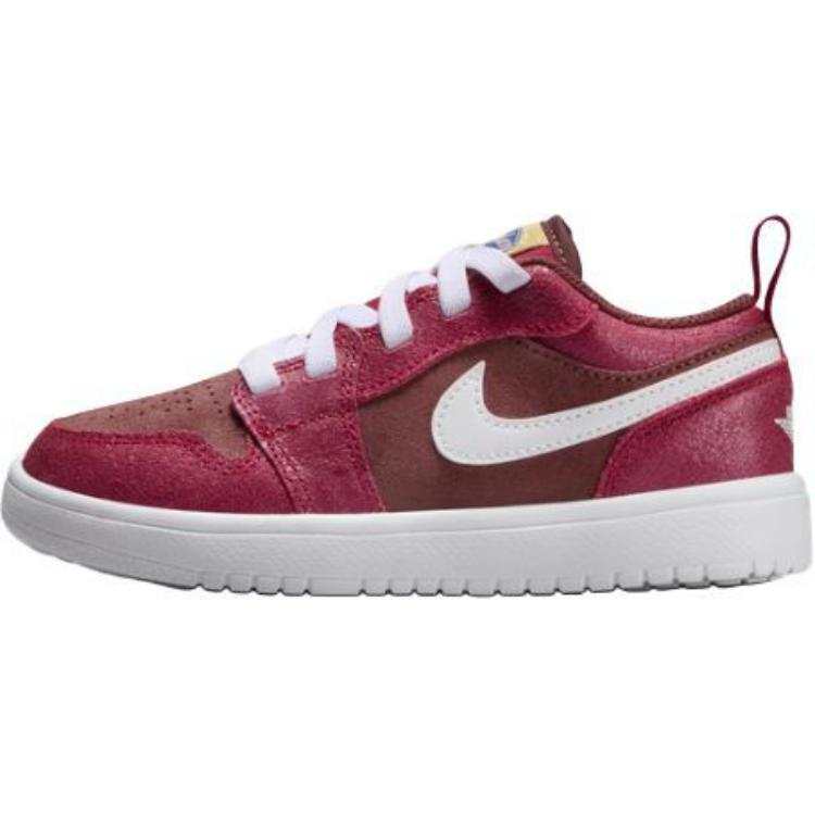 Jordan Jordan 1 Low top Kids Lifestyle Shoes Red/White Children Aged 3 7 Years Old