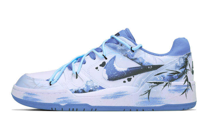 Nike Nike Full Force Low Fallen Leaves Return To Snow Synthetic Leather Slip Resistant Abrasion Resistant