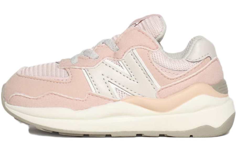 New Balance New Balance NB 5740 Cow Suede Sports Cushioning Abrasion Resistant Breathable Low top Kids' Running Shoes Pink Kids'