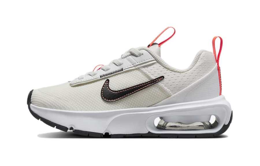 Nike Nike Air Max INTRLK Lite PS Cushioning, Wear Resistant Low top Kids Lifestyle Shoes White Orange Kids'