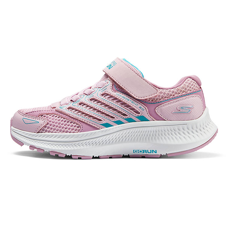 Skechers Girls Rebound Breathable Rebound And Breathable Low top Kids Lifestyle Shoes Pink Kids'