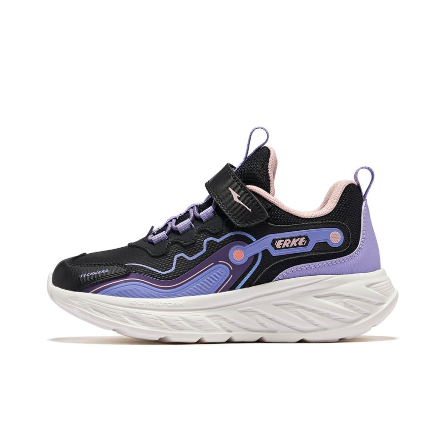 ERKE KIDS Synthetic Leather, Textile Slip Resistant, Abrasion Resistant, Breathable