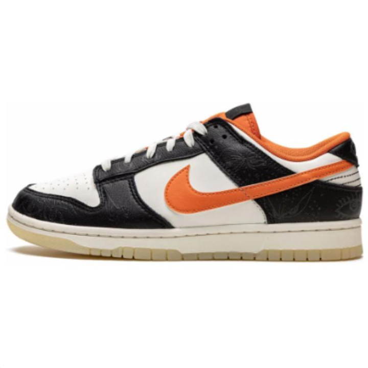 Nike Nike Dunk 'Denim Orange' Slip Resistant Cushioning Abrasion Resistant Low top Skateboard Shoes Blue White Orange Unisex