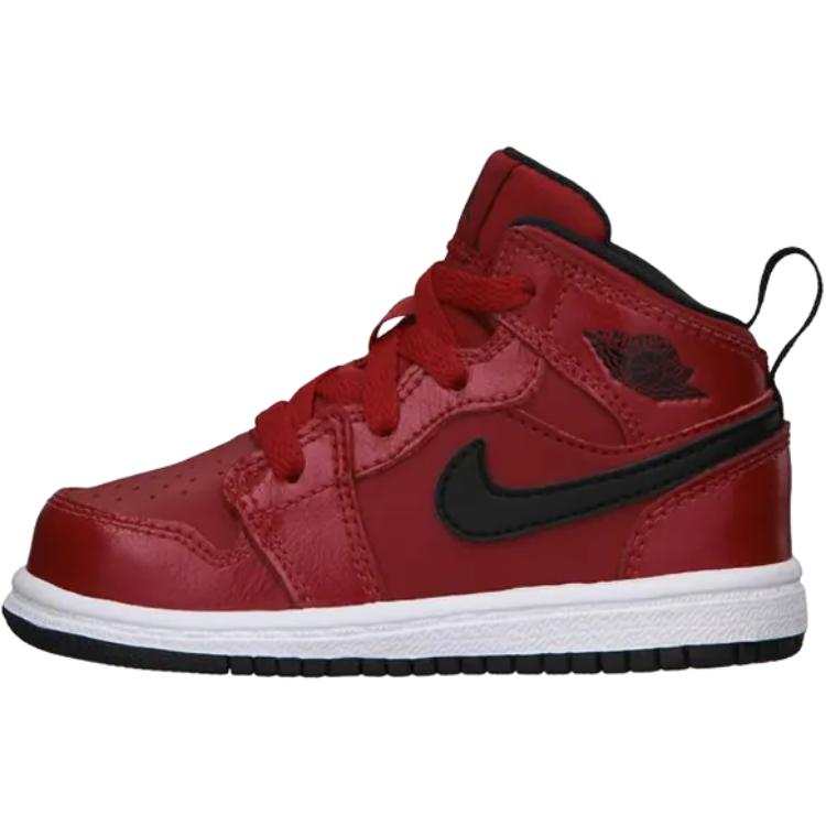 Jordan Jordan Air Jordan 1 Leather Mid top Toddler Shoes Red Infant And Toddler