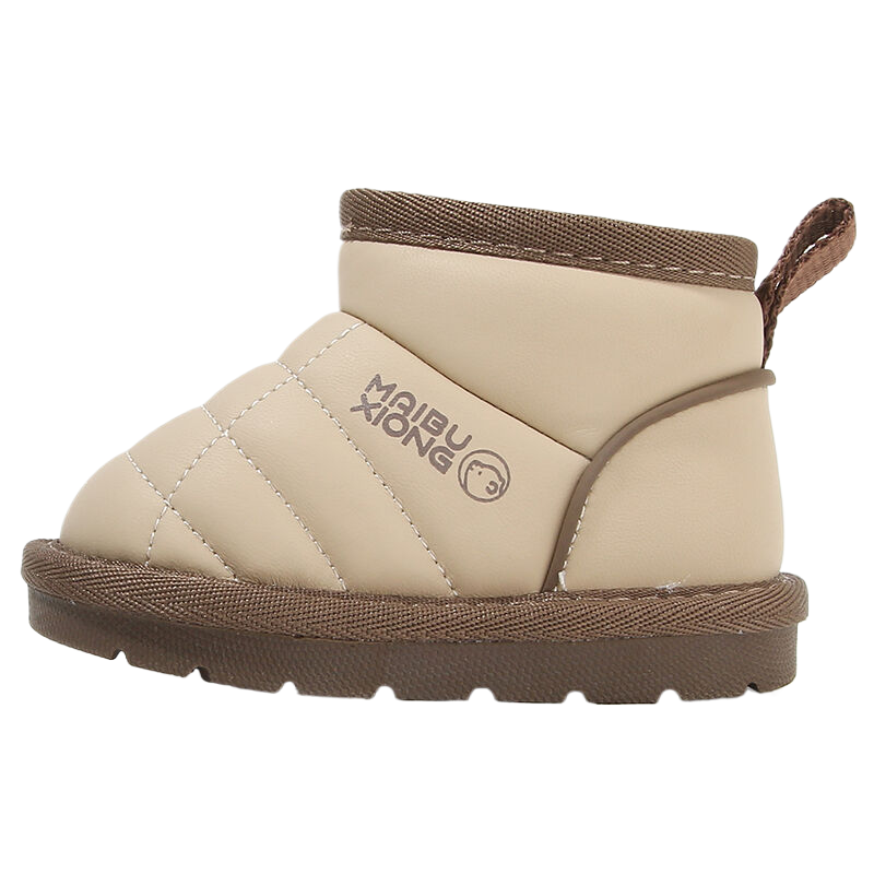 MAIBUXIONG Fleece Lined Comfortable Minimalist Style Versatile Casual Thermal Toddler Shoes Infant And Toddler