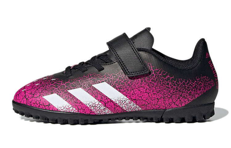 Adidas Adidas Predator Freak.4 H&L TF J Abrasion Resistant Abrasion Resistant Low top Soccer Shoes Rose Red Kids'