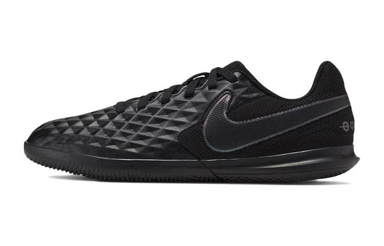Nike Nike Tiempo Legend 8 Club IC Slip Resistant Cushioning Abrasion Resistant Low top Kids' Soccer Shoes Black Kids'