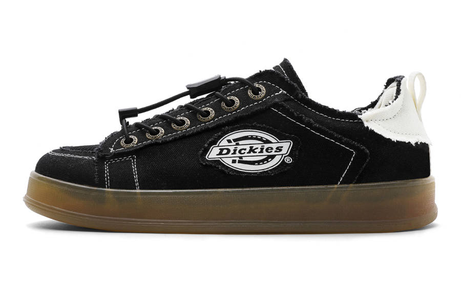 Dickies Height Increasing Low top Canvas Shoes Black Children Aged 3 7 Years Old