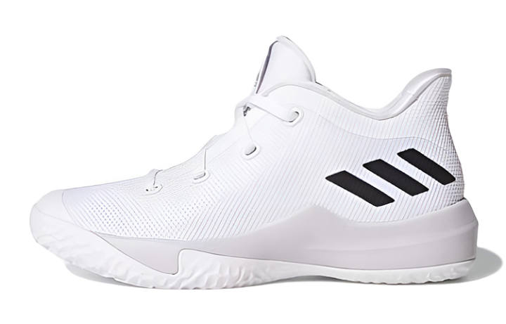 Adidas Adidas Rise Up 2 K Comfortable Abrasion Resistant Low top Performance Basketball Shoes White Kids'