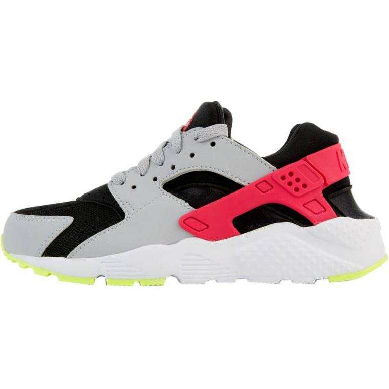 Nike Nike Huarache Run Anti Kick And Abrasion Resistant Low top Kids' Running Shoes Gray Black Teenagers